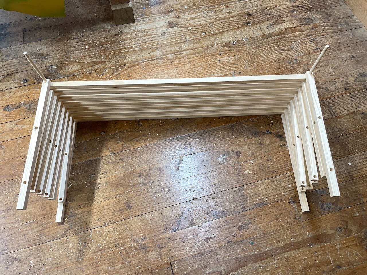 Test fit with the top dowels.
